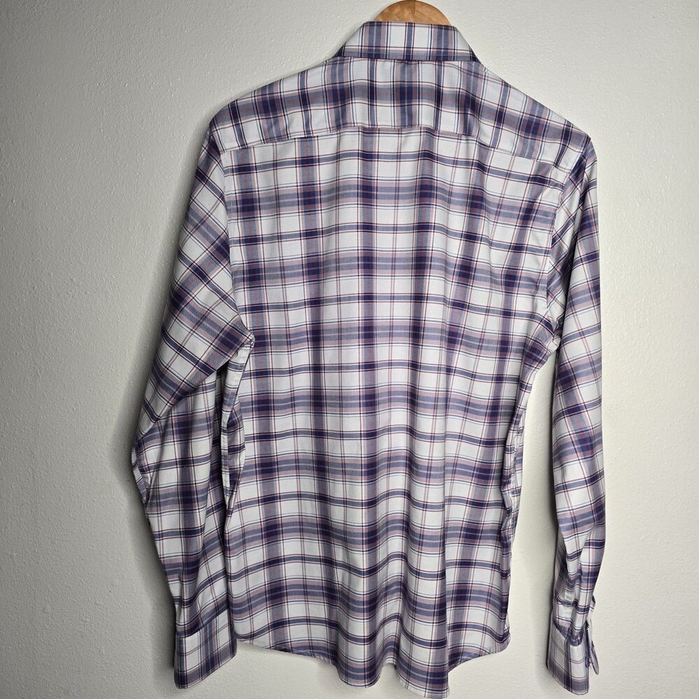 Twillory Untuckable Men's Size M-L Plaid Long Sleeve Shirt - Picture 3 of 5
